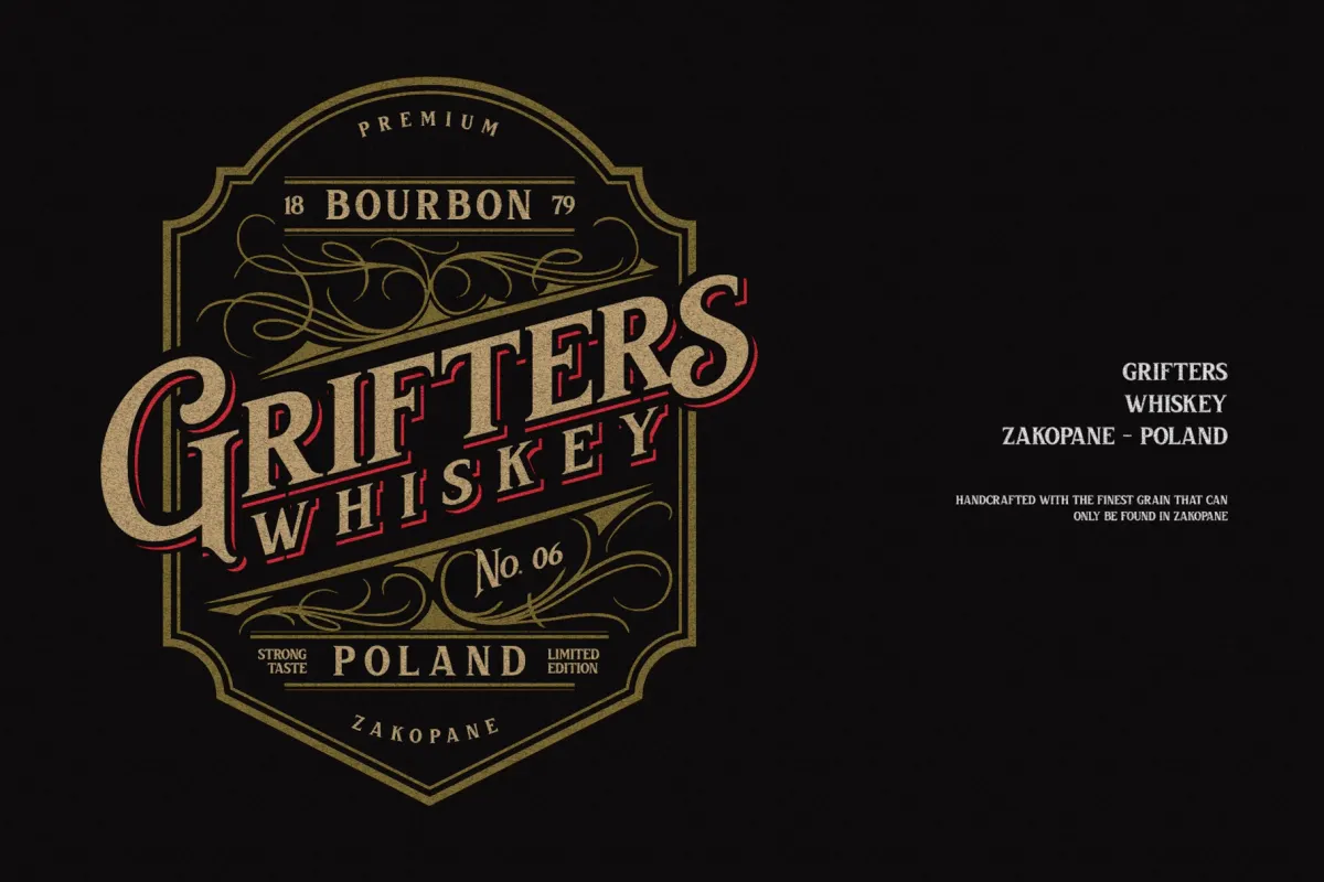 Bvas Estadas - Vintage Victorian Serif Font