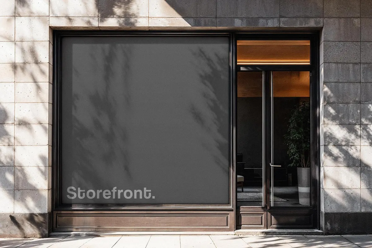 Square Storefront Mockup
