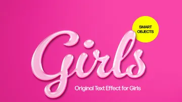 Girls Text Effect