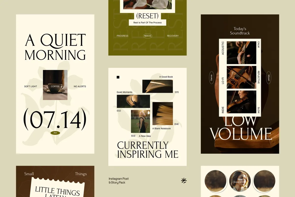 Aesthetic Instagram Pack - Affinity Template