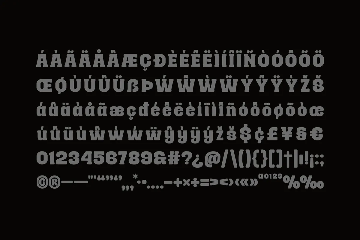 Takoma - Bold Retro Display Font