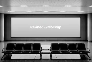 Airport Screen Mockup