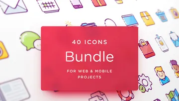 Web & Mobile Icons Bundle