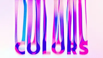 Leaking Colors Text Effect
