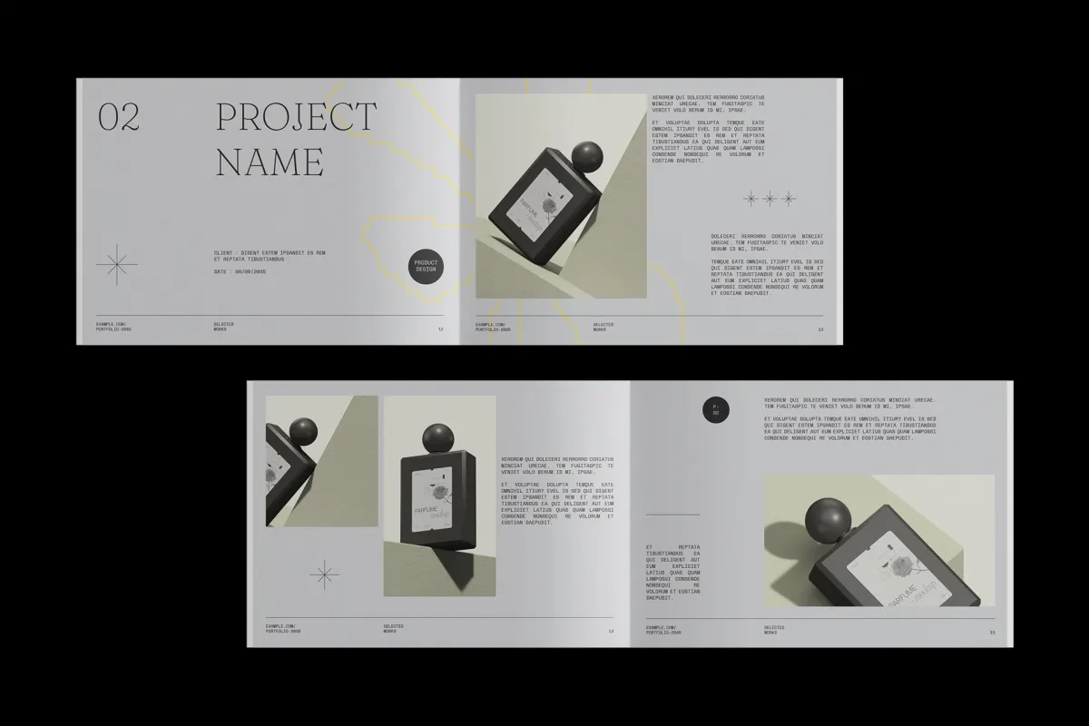 Portoe - Design Portfolio InDesign Template