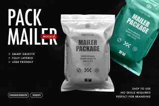 Plastic Mailer Mockup