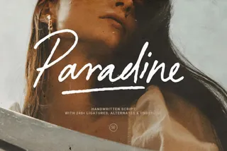 Paradine — Ligature Handwritten Font