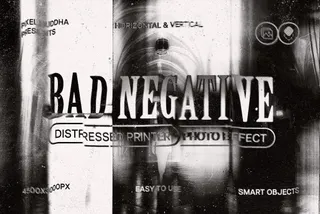 Negative Printer Photo Effect