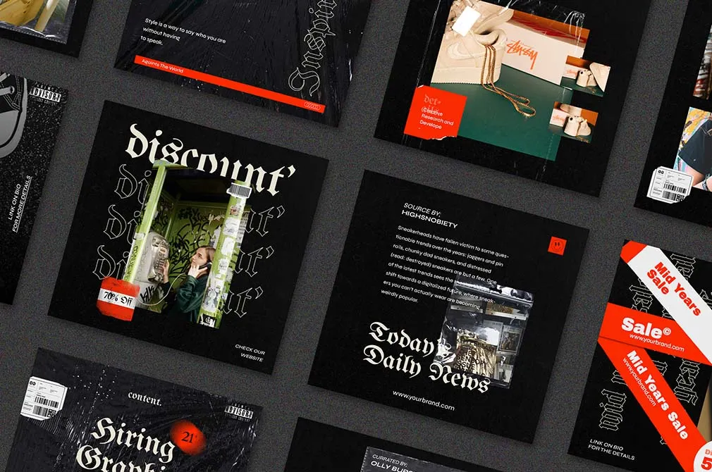 Renairange — Instagram Templates