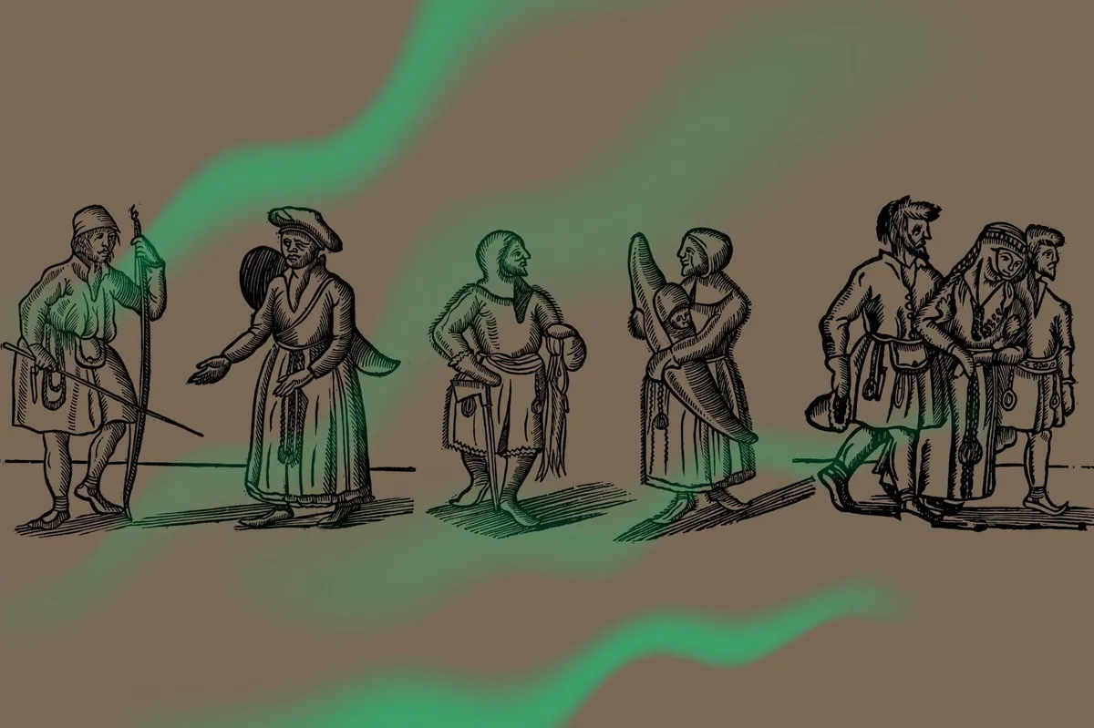 History of Lapland Illustrations Set