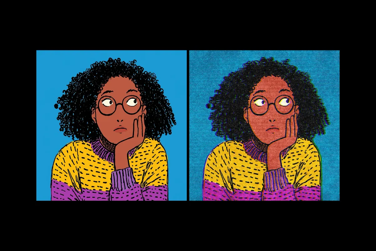 Halftone Comic Print Effect
