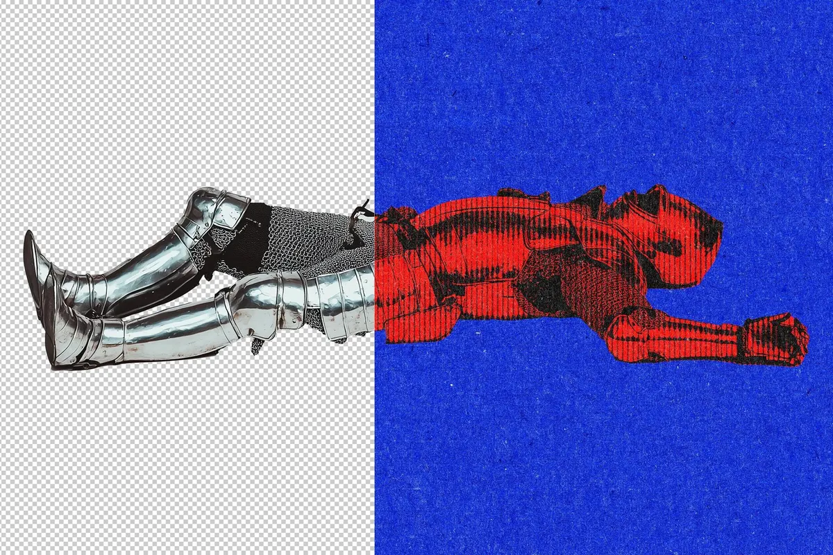 Grainy Halftone Effect