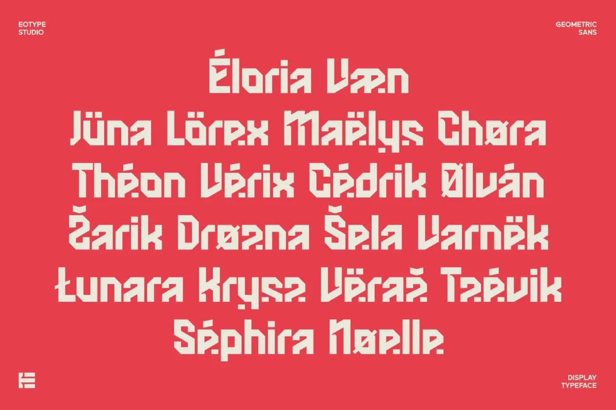 Pristh - Bold Tech Display Font