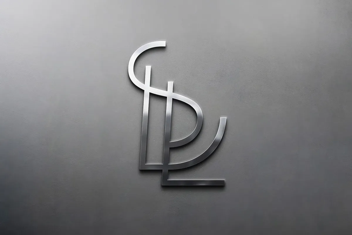 3D Metal Sign Mockup