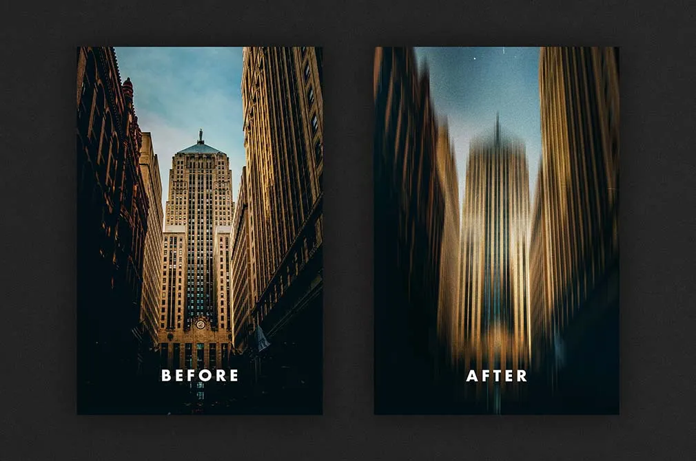 Defocus Motion Effect for Posters