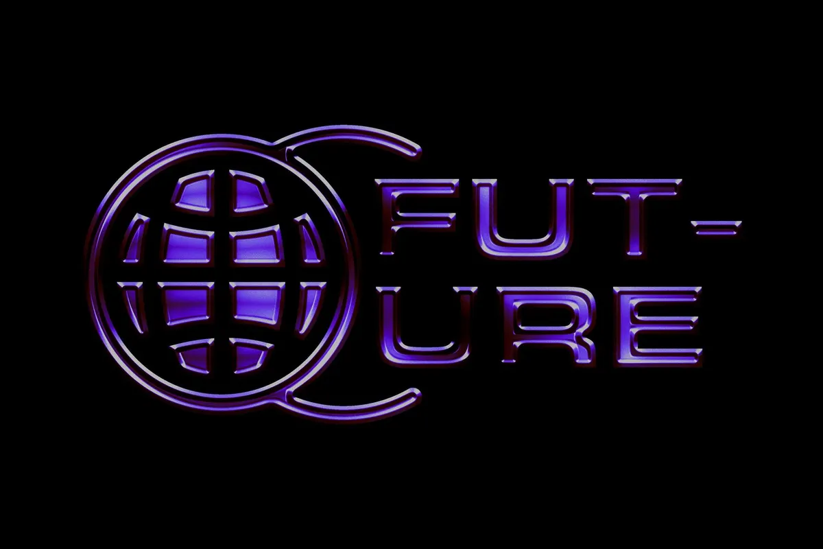 Chromatic Metal Text & Logo Effect