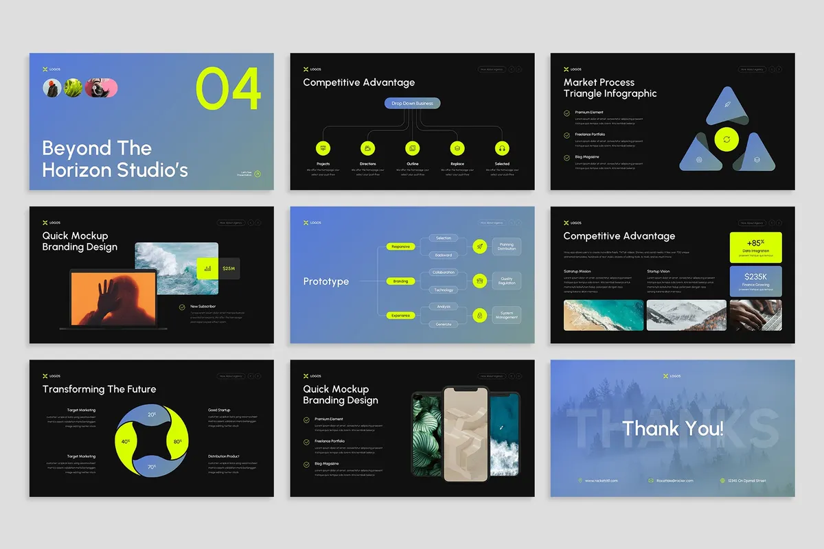 Berux Presentation Template Design