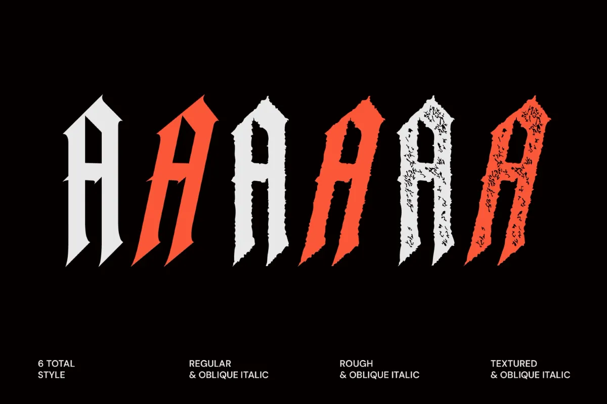 Baeiros - Modern Blackletter Font Family