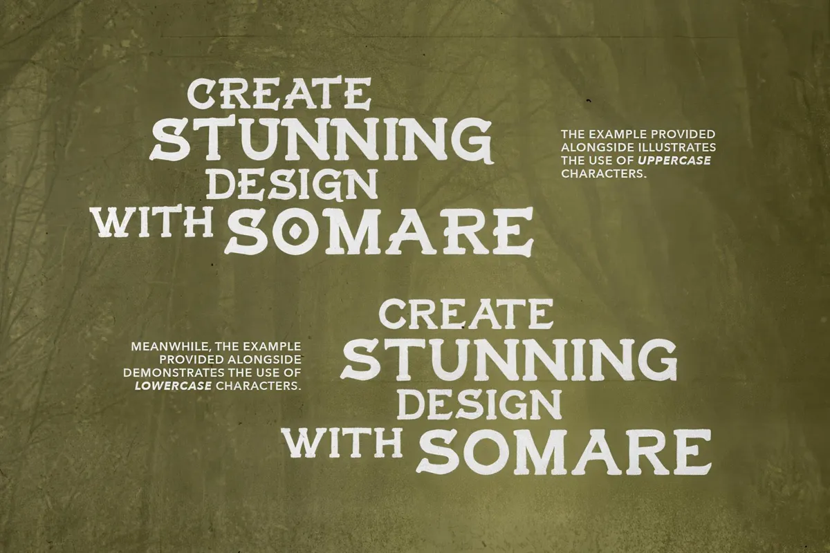Somare — Hand-Lettered Slab Serif