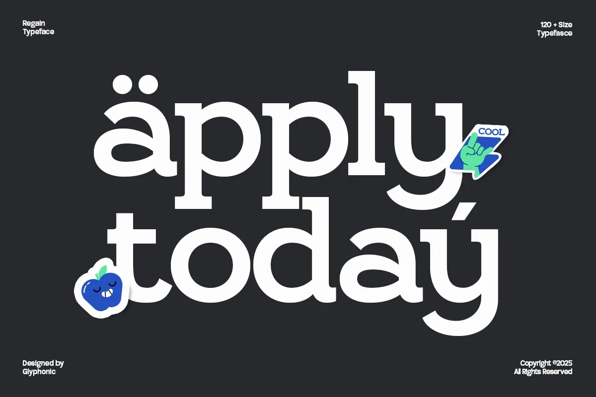 GC Regain - Display Bold Slab Serif