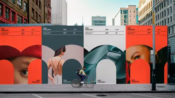 Urban Landscape Stretch Banner Mockup