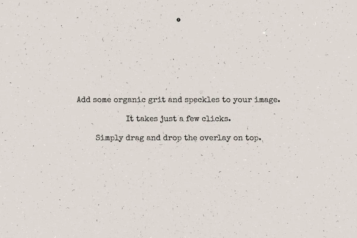 Paper Speckle Overlays