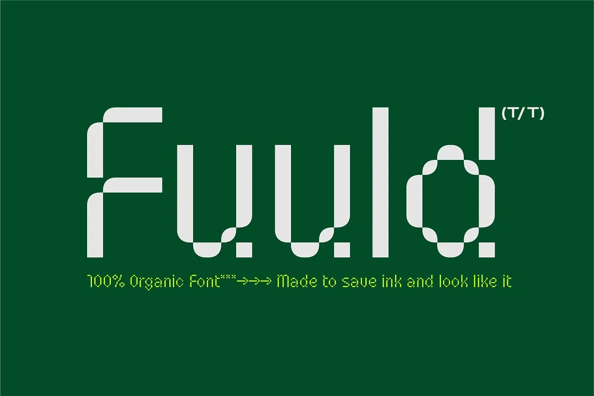 Fuuld - Pixel Tech Display Font