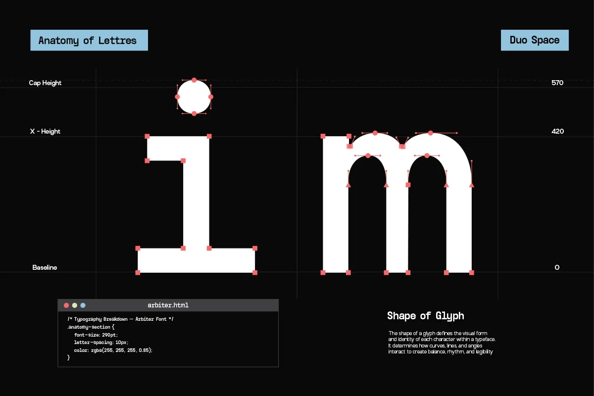 GC Arbiter — Mono Logic Typeface