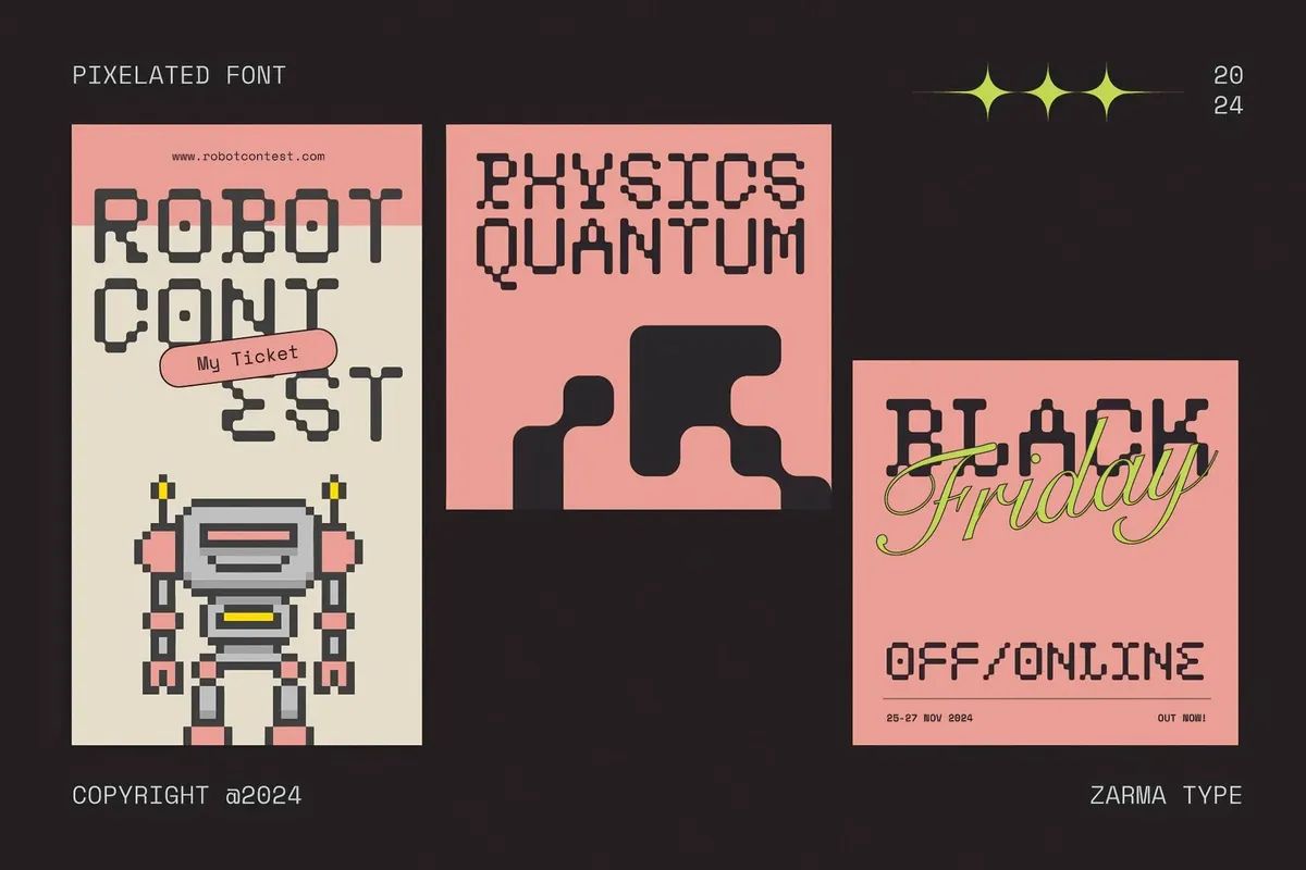 Psygen — Modern Pixel Font