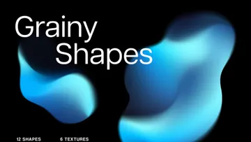 Grain Gradient Texture Shapes