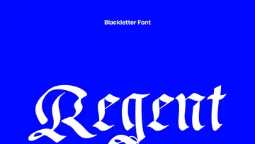 Regent UNZ — Blackletter Font