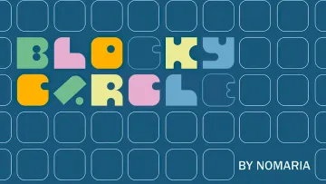 Blocky Circle Font