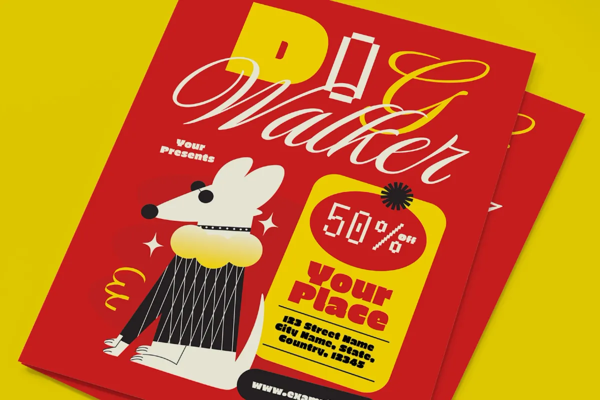 Dog Walker Flyer