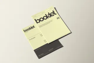 A5 Booklet Mockup