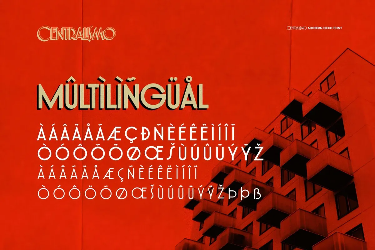 Centralismo: Avant Garde Font