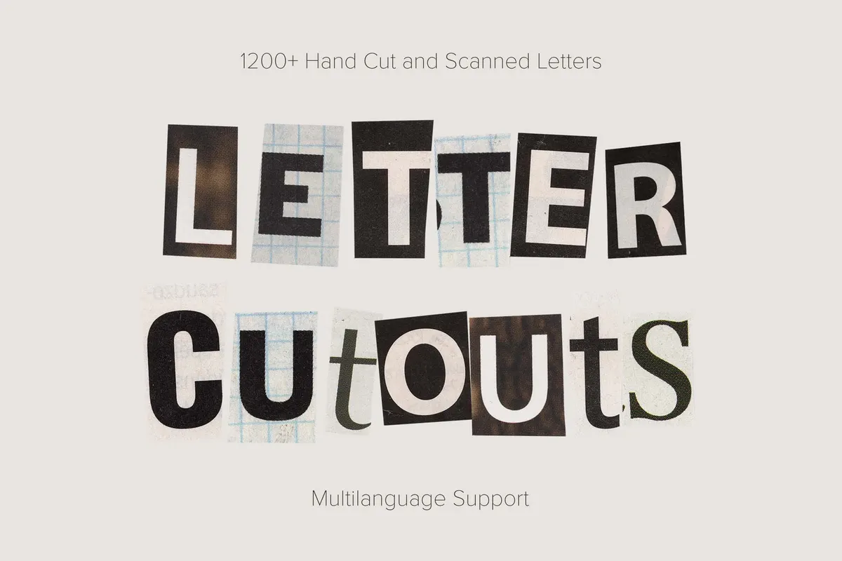 Letter Cutouts Bundle