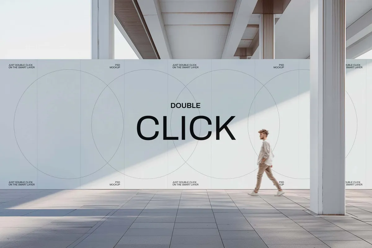 Outdoor Wallscape Advertising Mockup Vol. 2