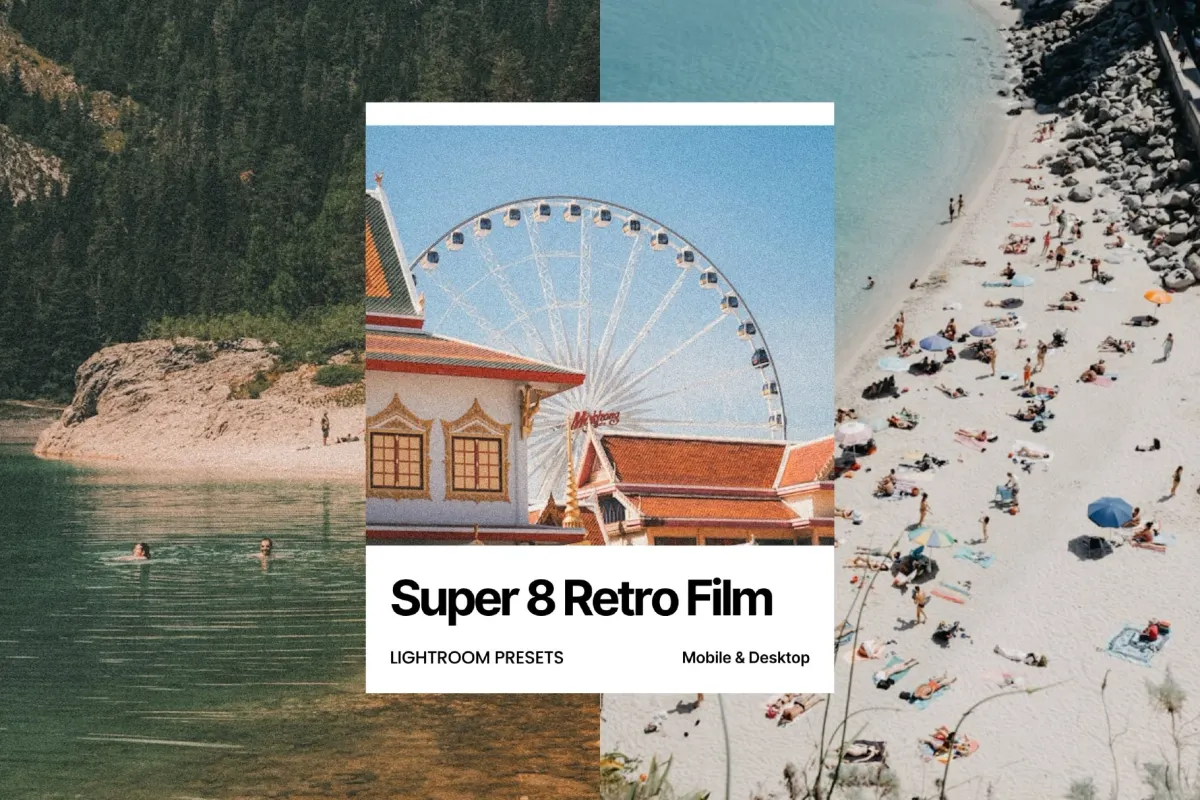 Super 8 Retro Film Lightroom Presets