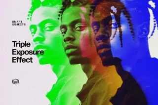Triple Exposure Photo Effect