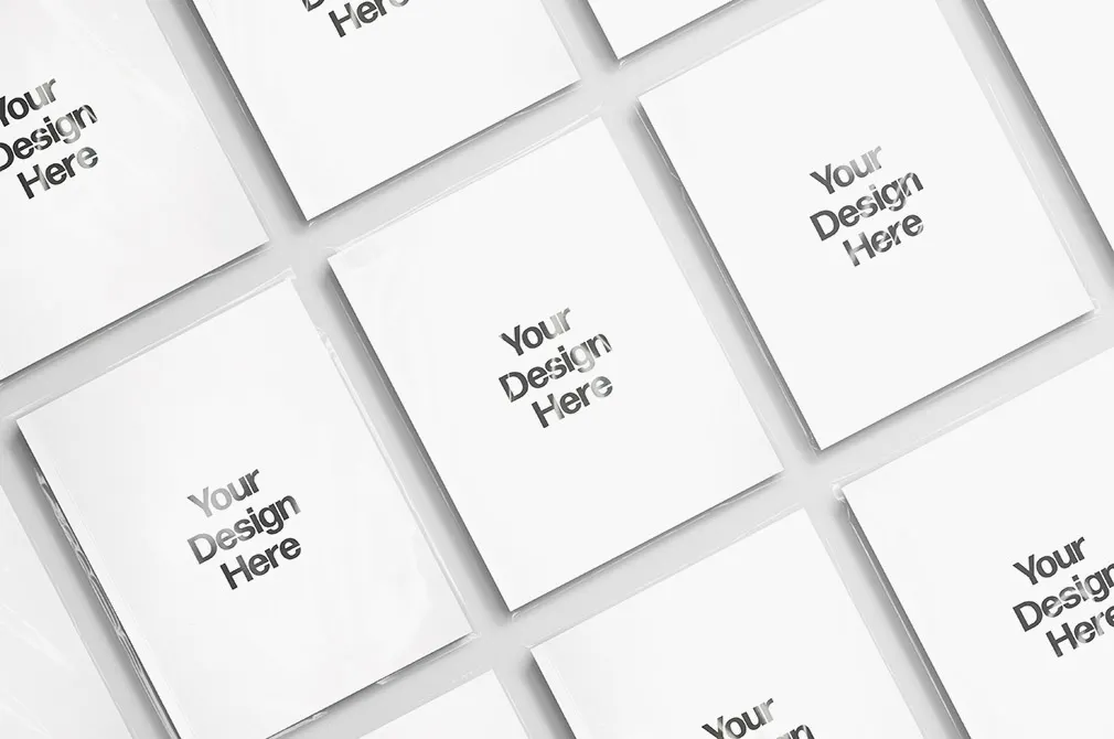 US Letter Size Magazine Mockup