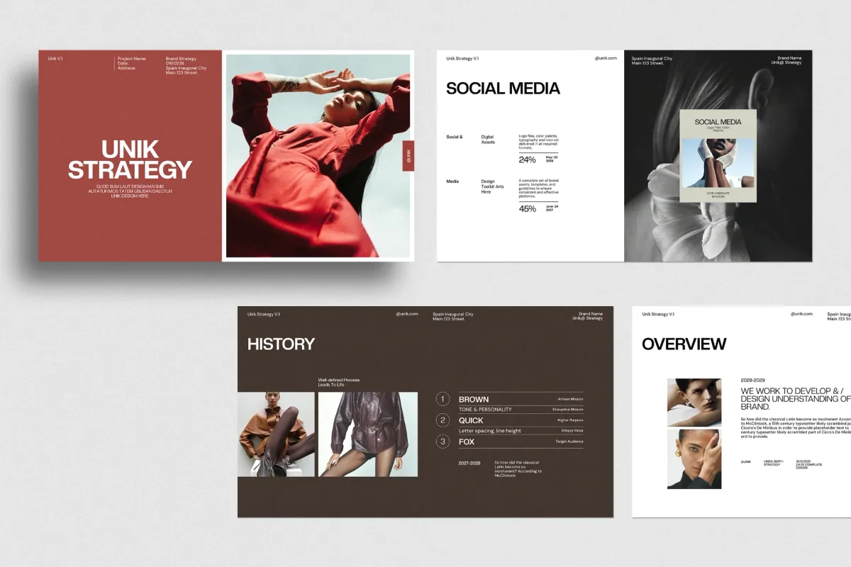 UNIK Strategy Presentation Template