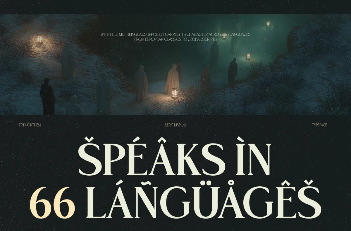 TRT Northem - Elegant Serif Font