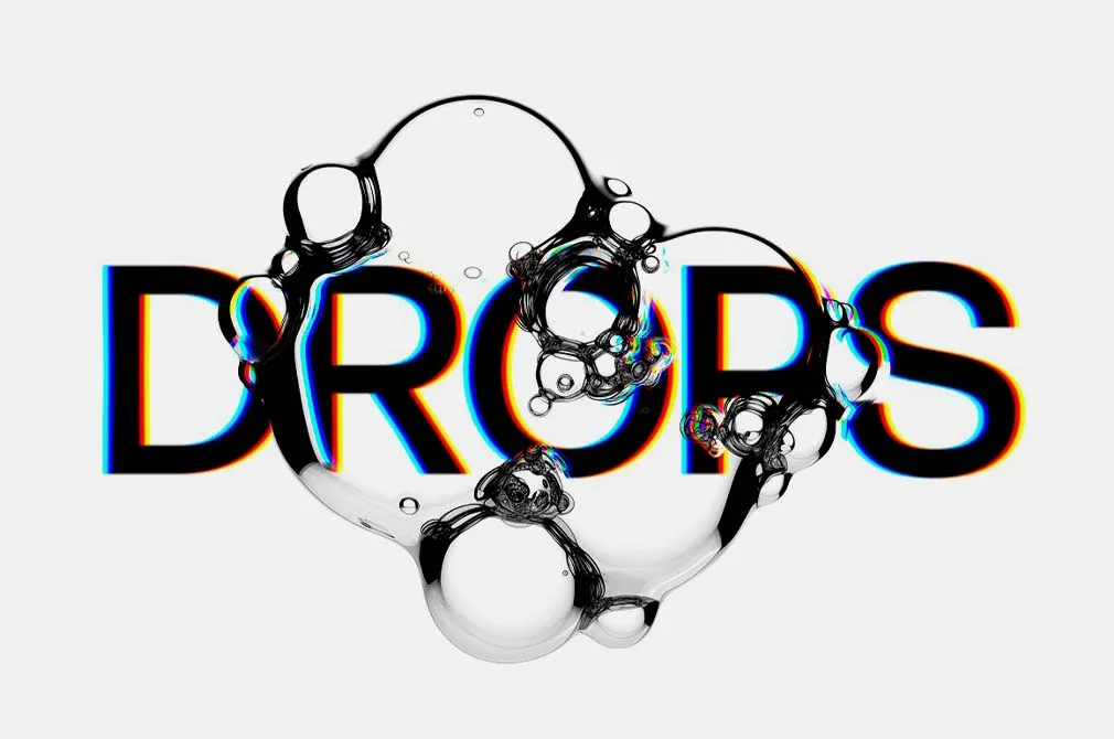 Water Drops Text Effect