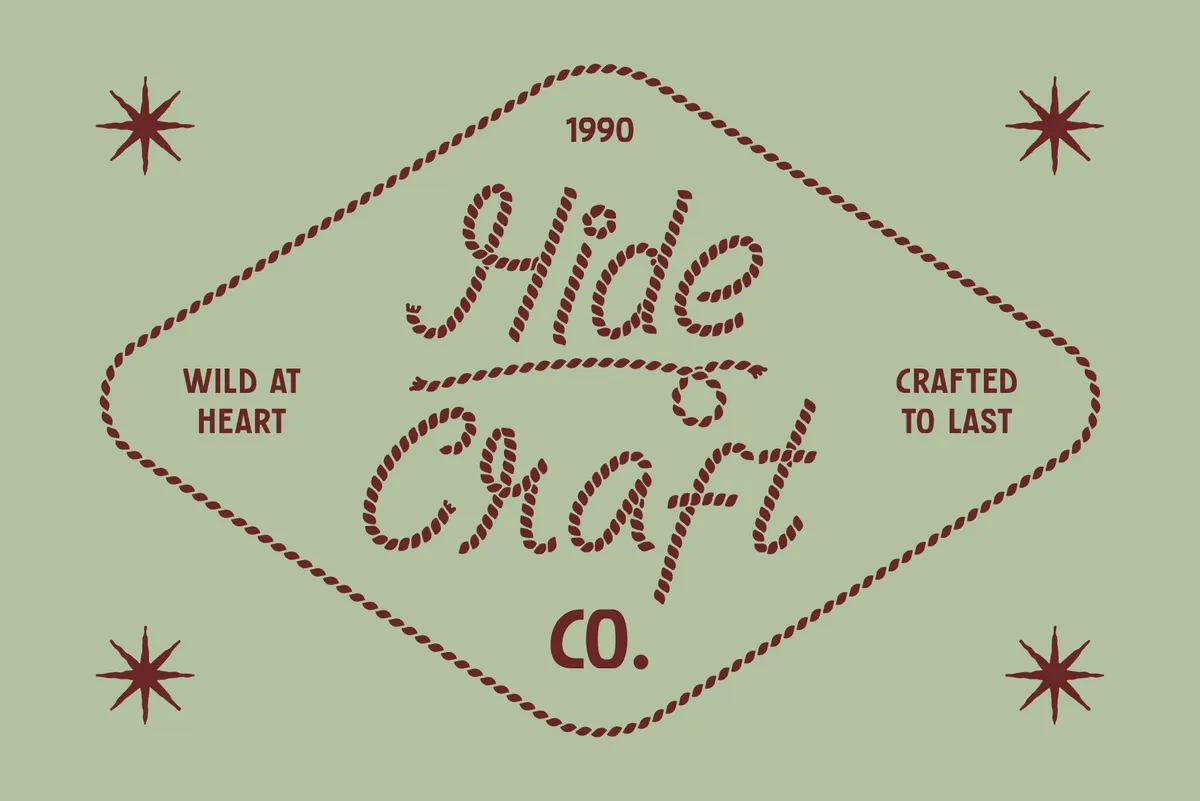Western Rope - Western Script Font