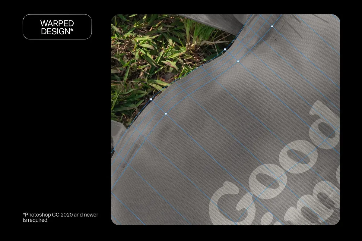 Closeup Tote Bag Mockup