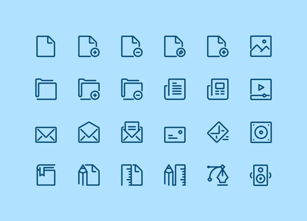 100 Airline Icons