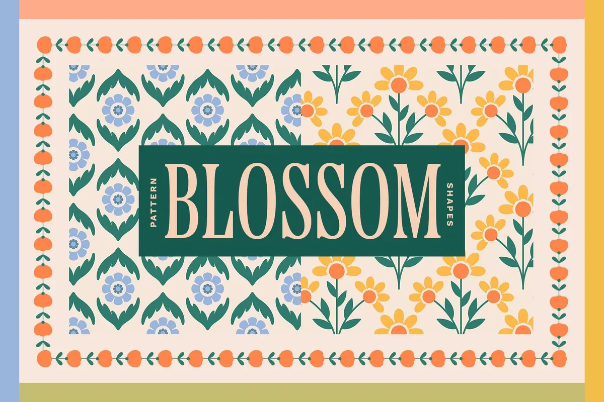 Blossom: Patterns, Shapes & Frames