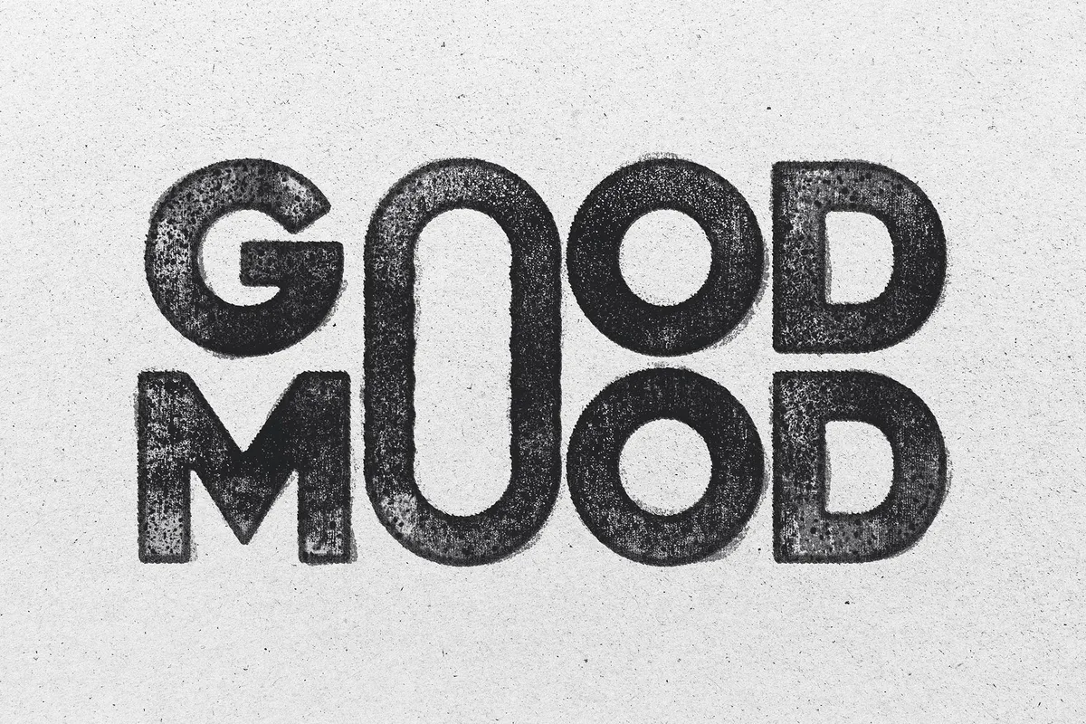 Ink Stamp Text Effect
