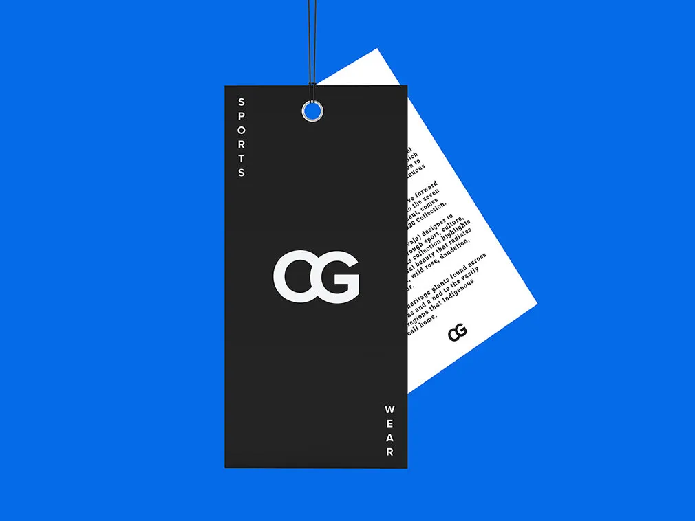 Label Tag Mockup
