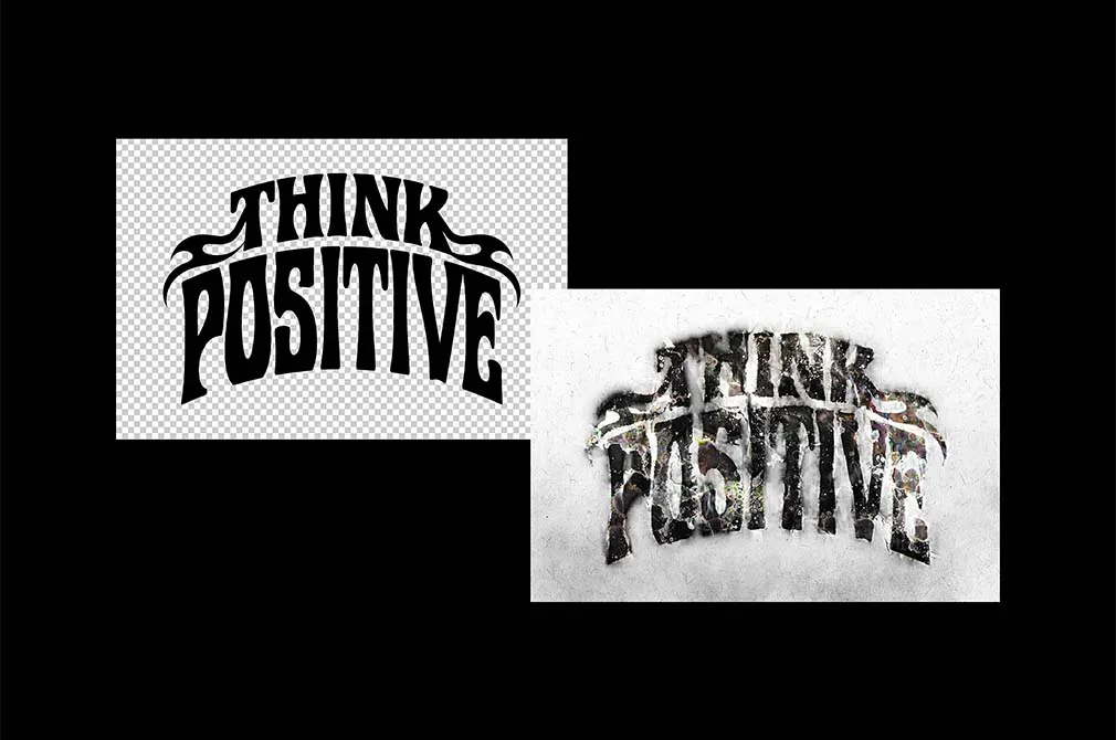 Grunge Wall Text & Logo Effect